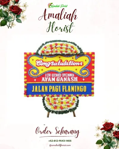 Bunga Papan Congratulation di Cikelet